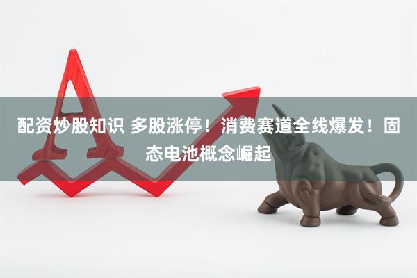 配资炒股知识 多股涨停！消费赛道全线爆发！固态电池概念崛起